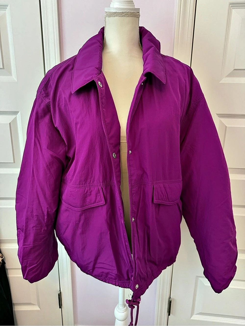 Free People Movement FPM Purple Puffer Jacket